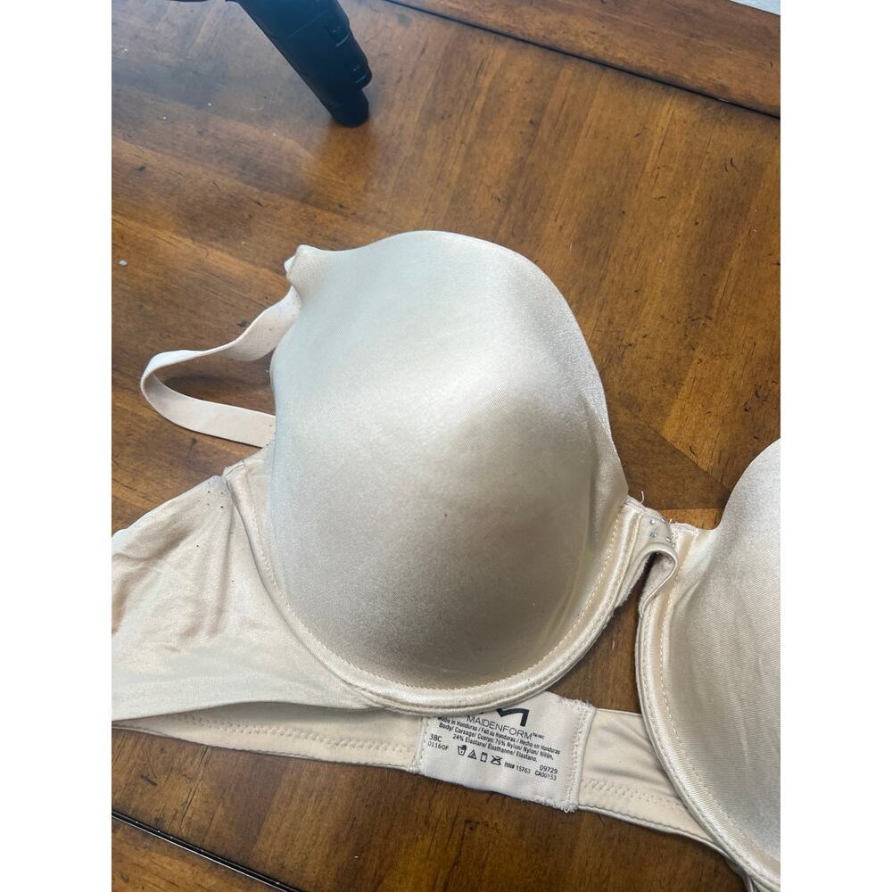 Maidenform beige bra 38C - Picture 7 of 8